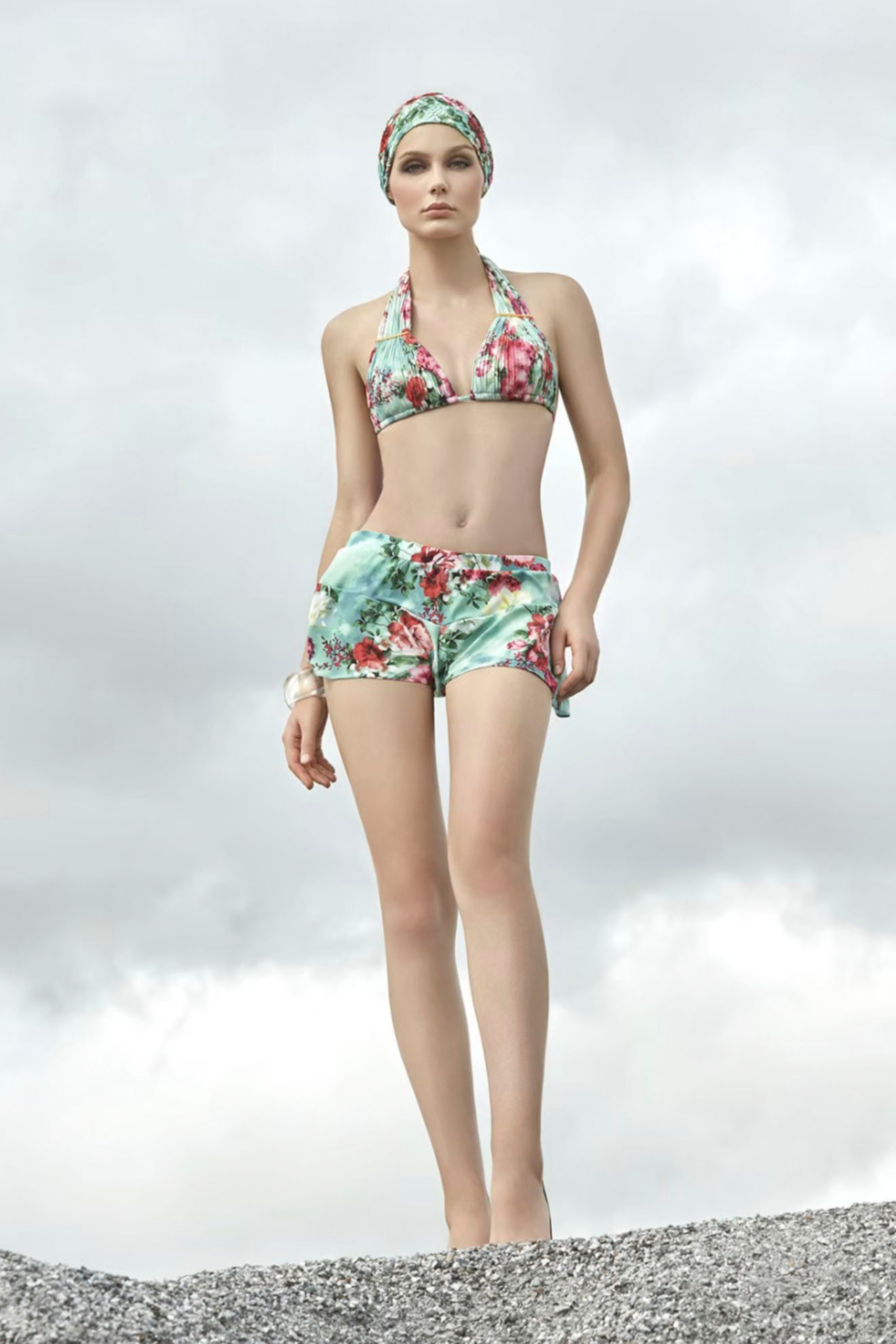 Biustonosz do bikini TURQUOISE