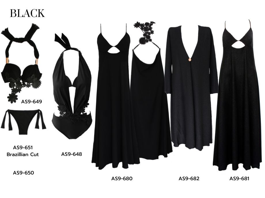 Bikini do stroju kąpielowego BLACK