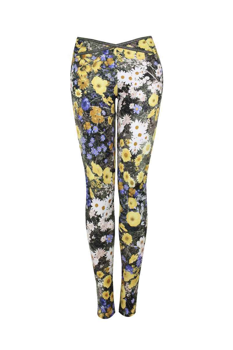 Legginsy sportowe FLOWERS