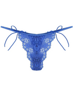 stringi koronkowe beauty annebra niebieski