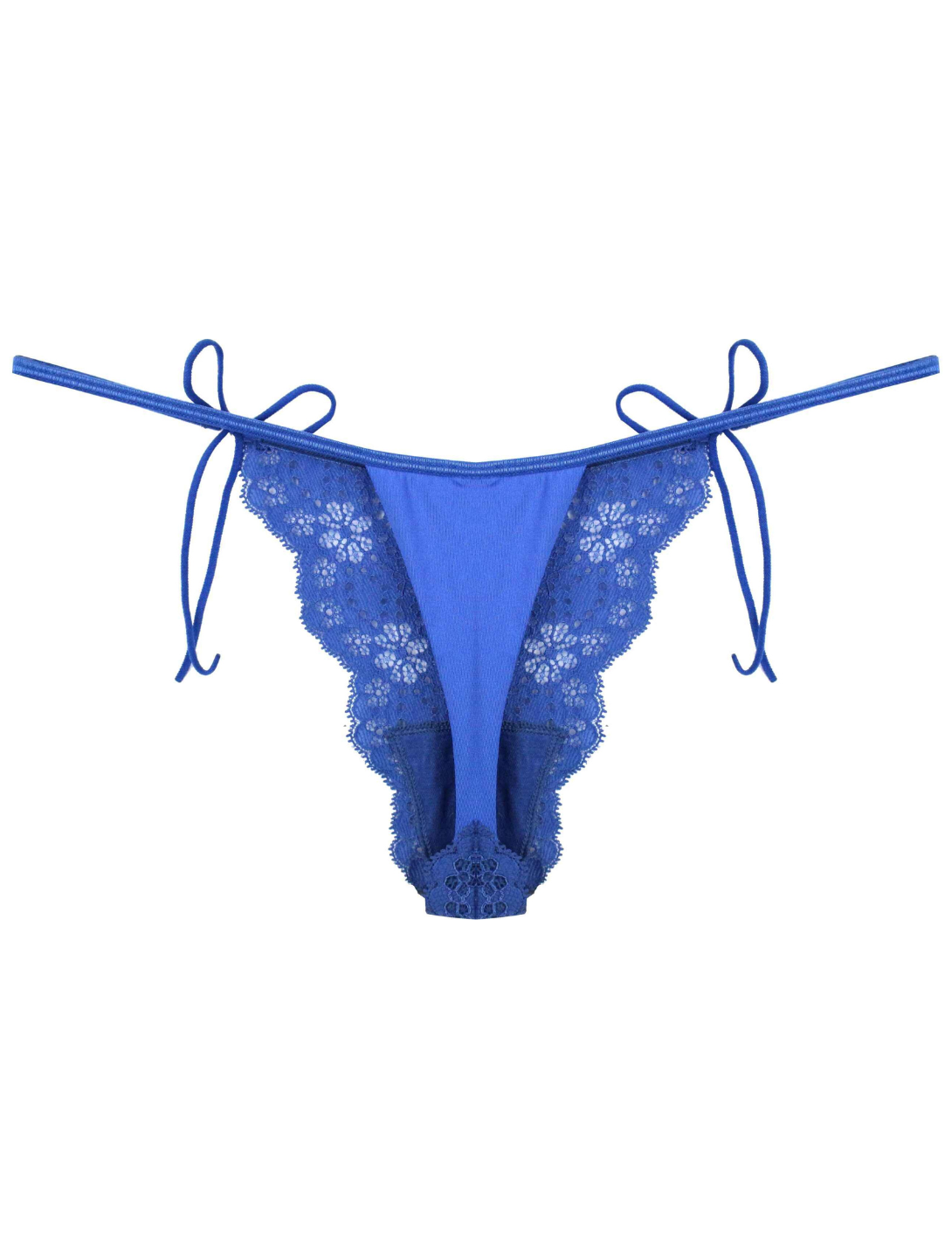 stringi koronkowe beauty annebra niebieski