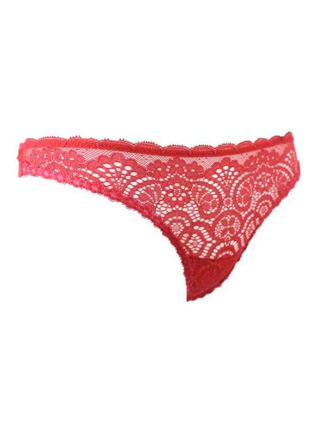 figi koronkowe czerwone CASABLANCA annebra