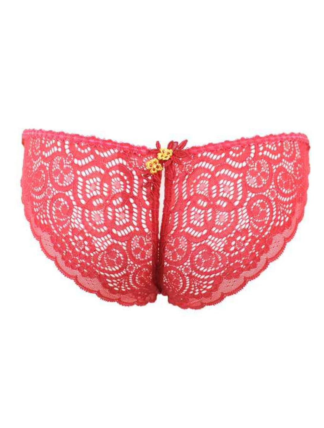 figi koronkowe czerwone CASABLANCA annebra