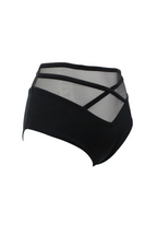 Figi wysokie do bikini BLACK CORAL