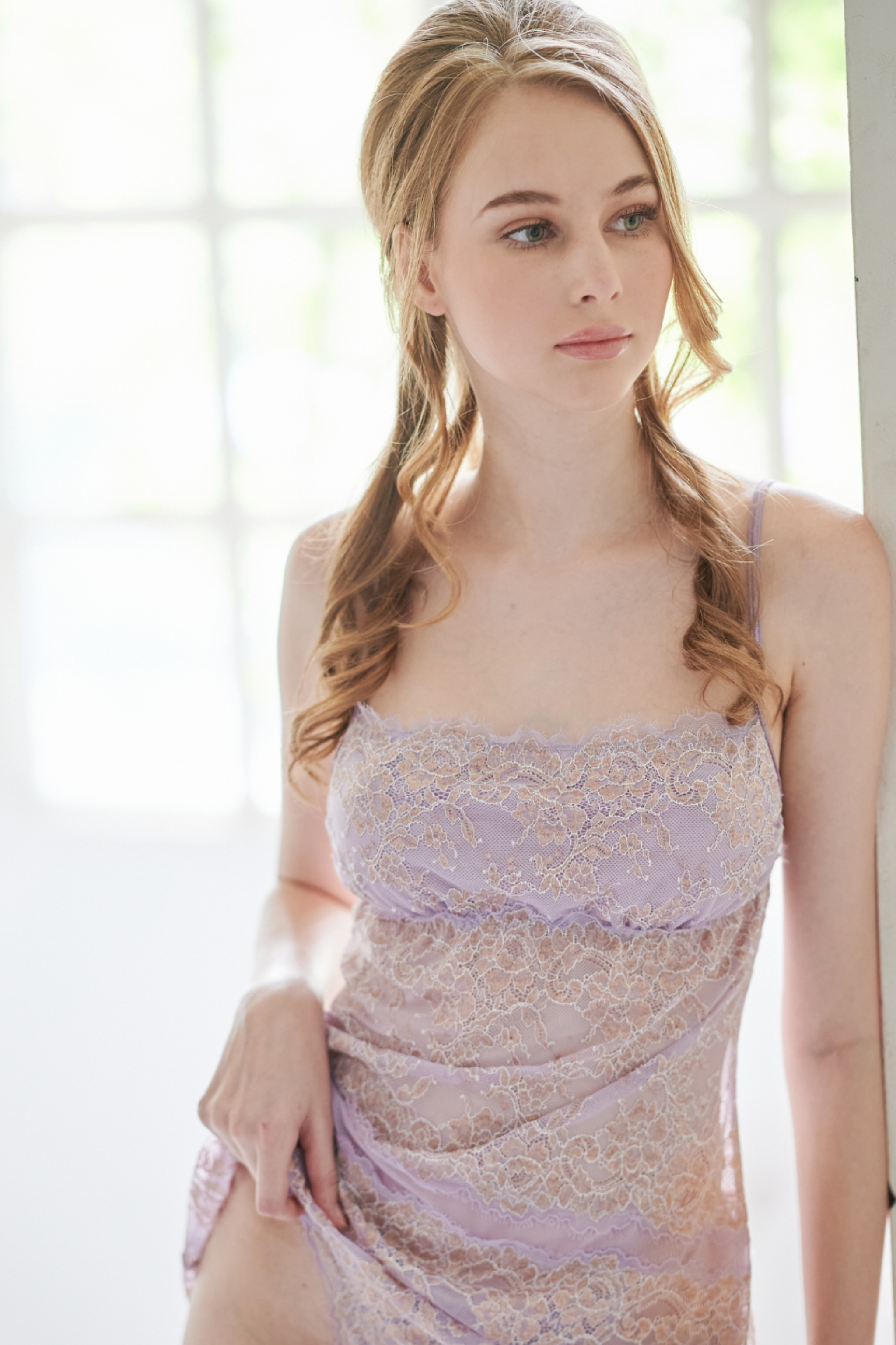 Komplet do spania baby doll BOUQUET