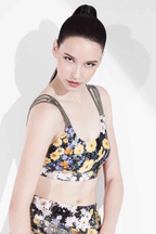 Biustonosz sportowy FLOWERS