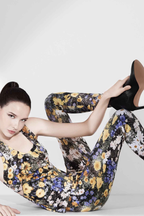 Legginsy sportowe FLOWERS - Annebra.pl