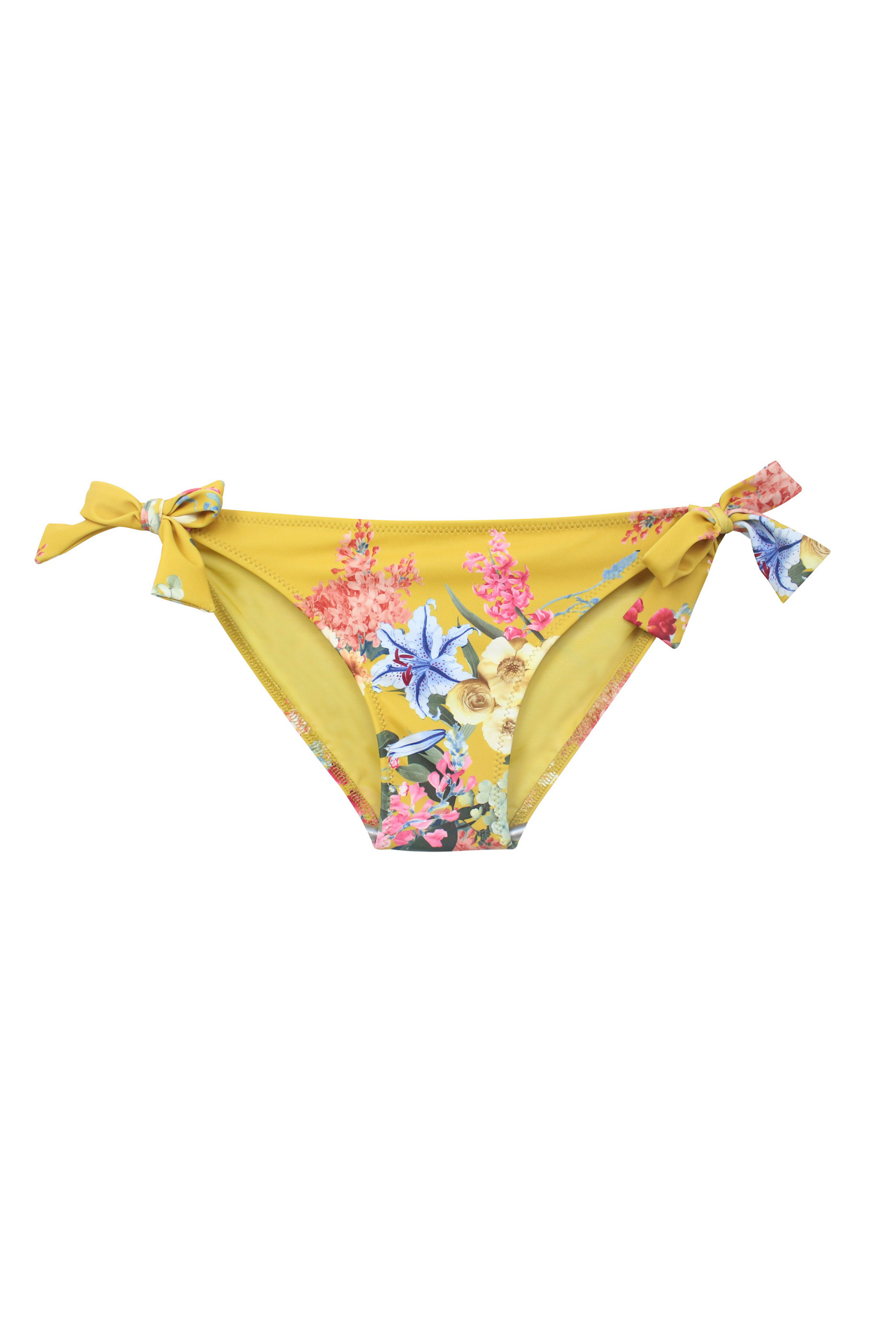 Figi do bikini FLOWERS MUSTARD