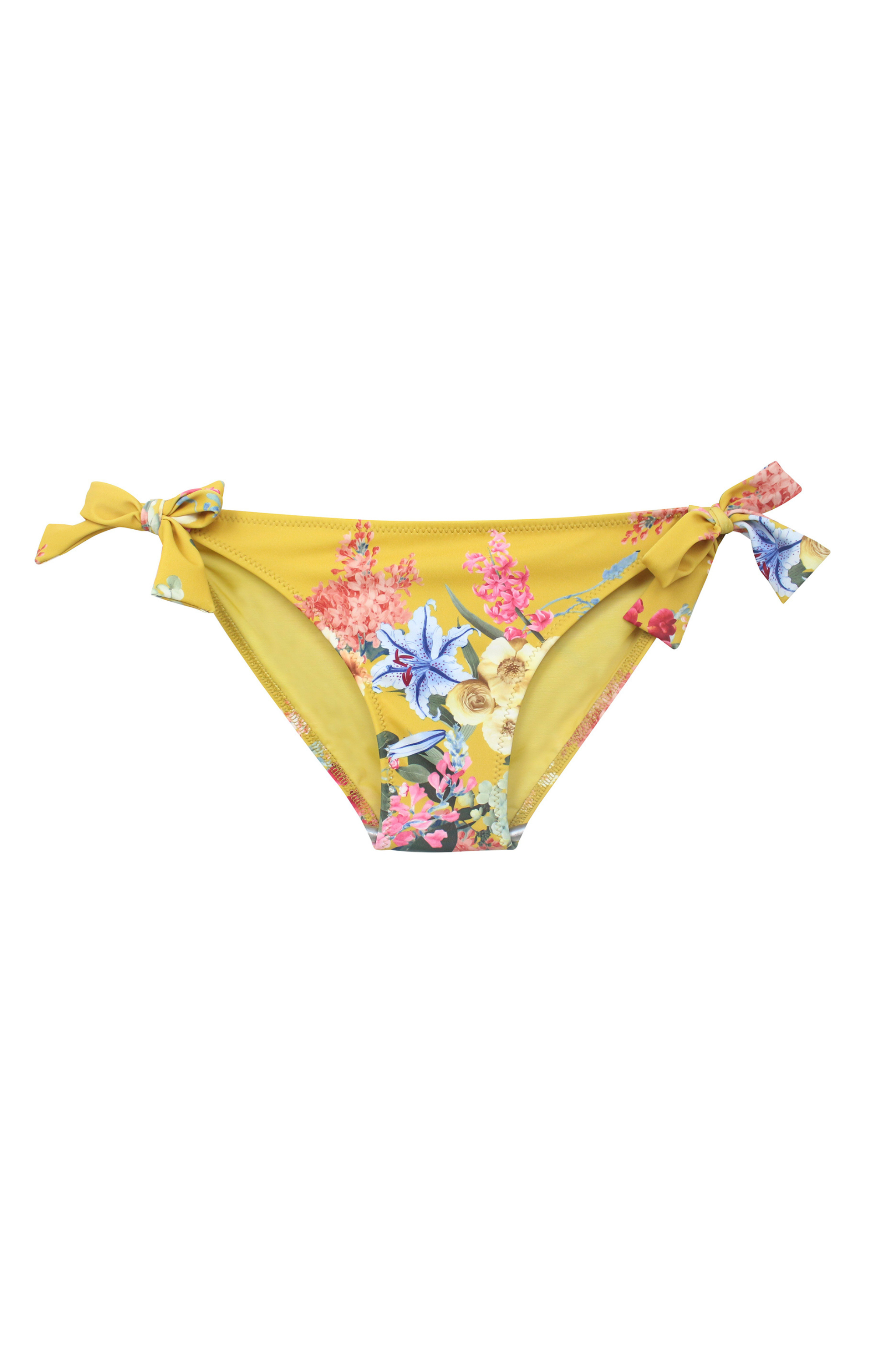 Figi do bikini FLOWERS MUSTARD
