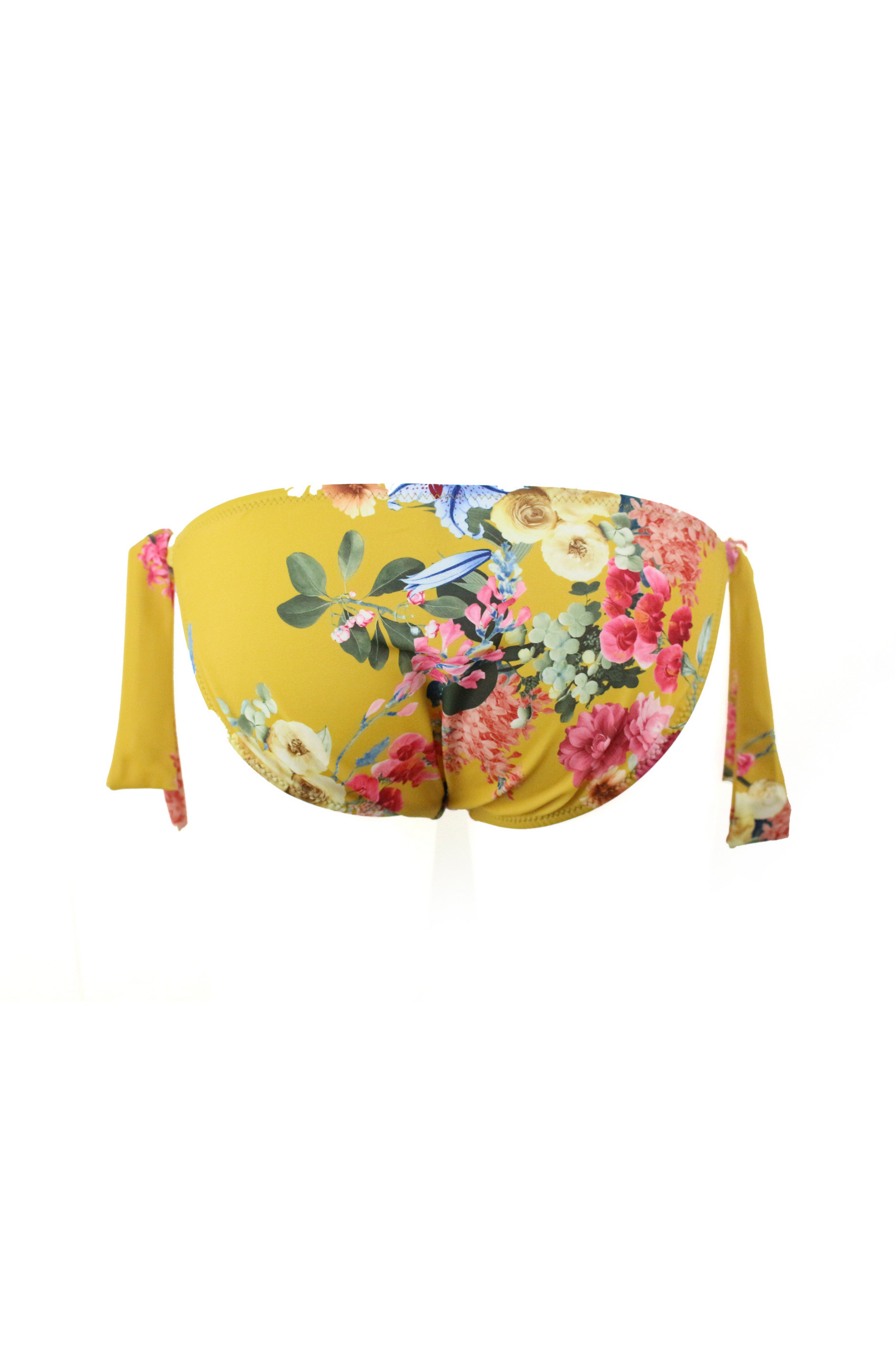 Figi do bikini FLOWERS MUSTARD