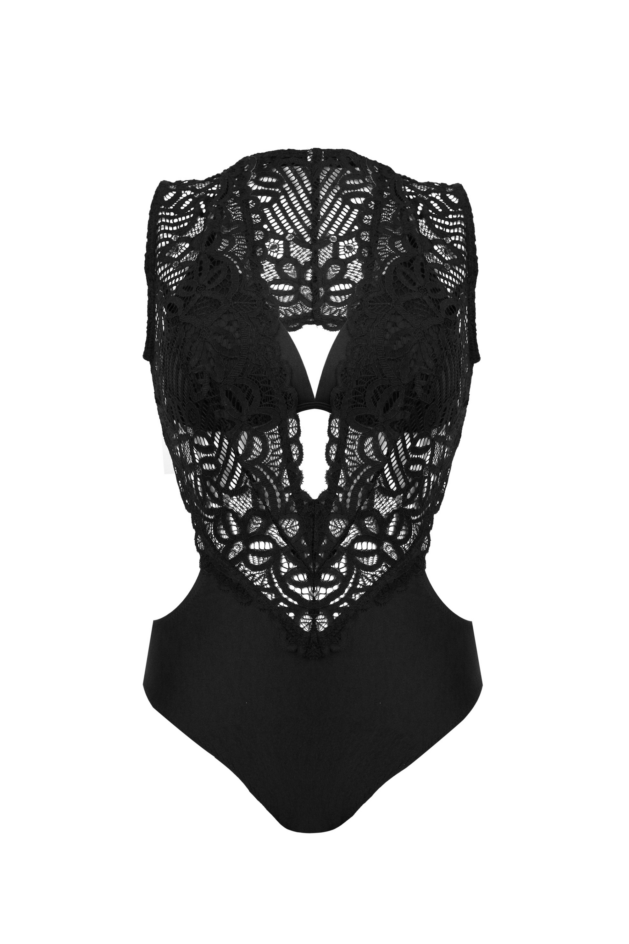 Jednoczęściowy strój kąpielowy LACE