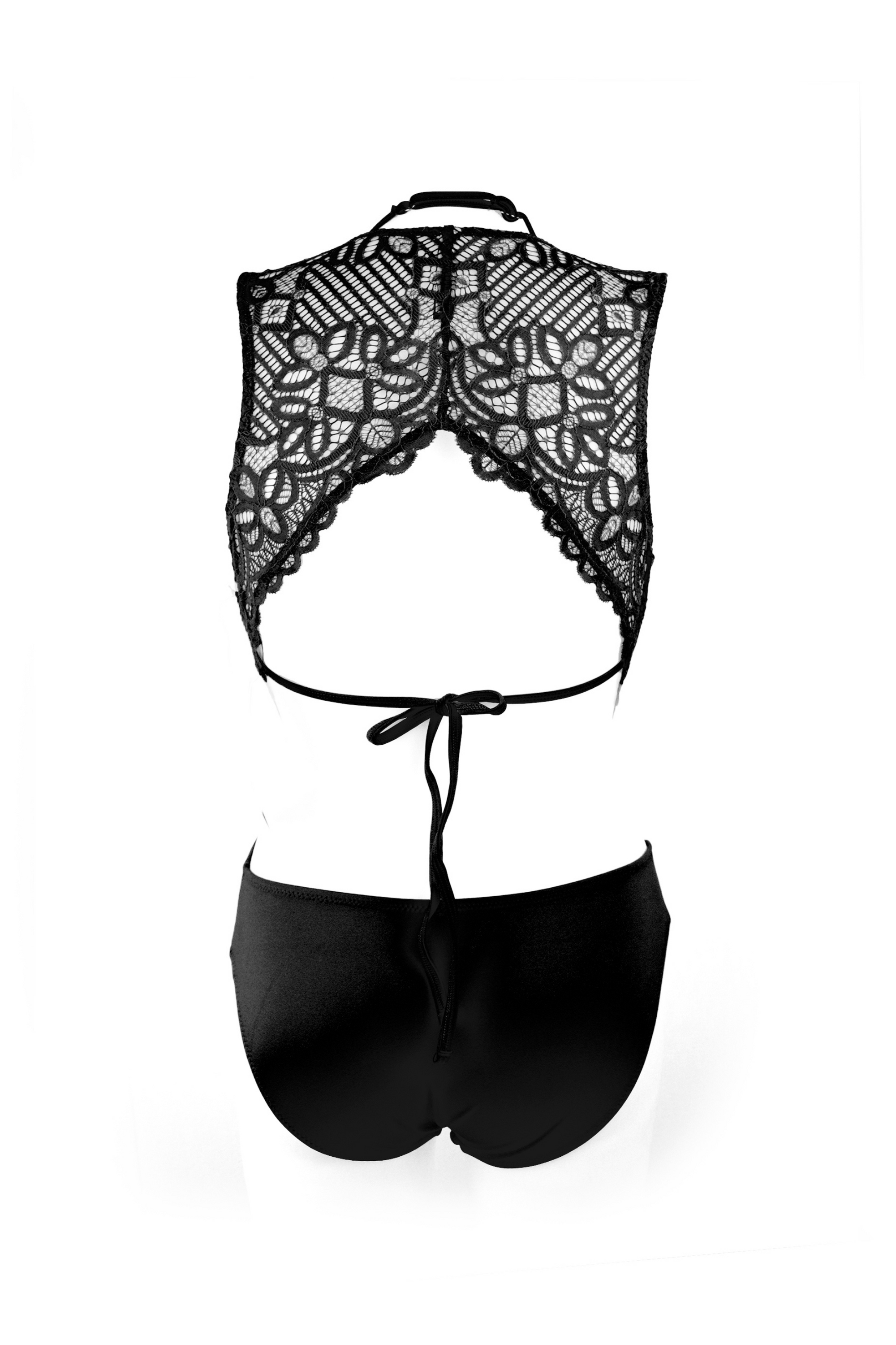 Jednoczęściowy strój kąpielowy LACE