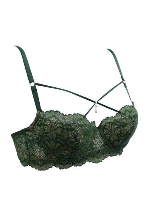 Biustonosz koronkowy bardotka OLIVE - Annebra.pl