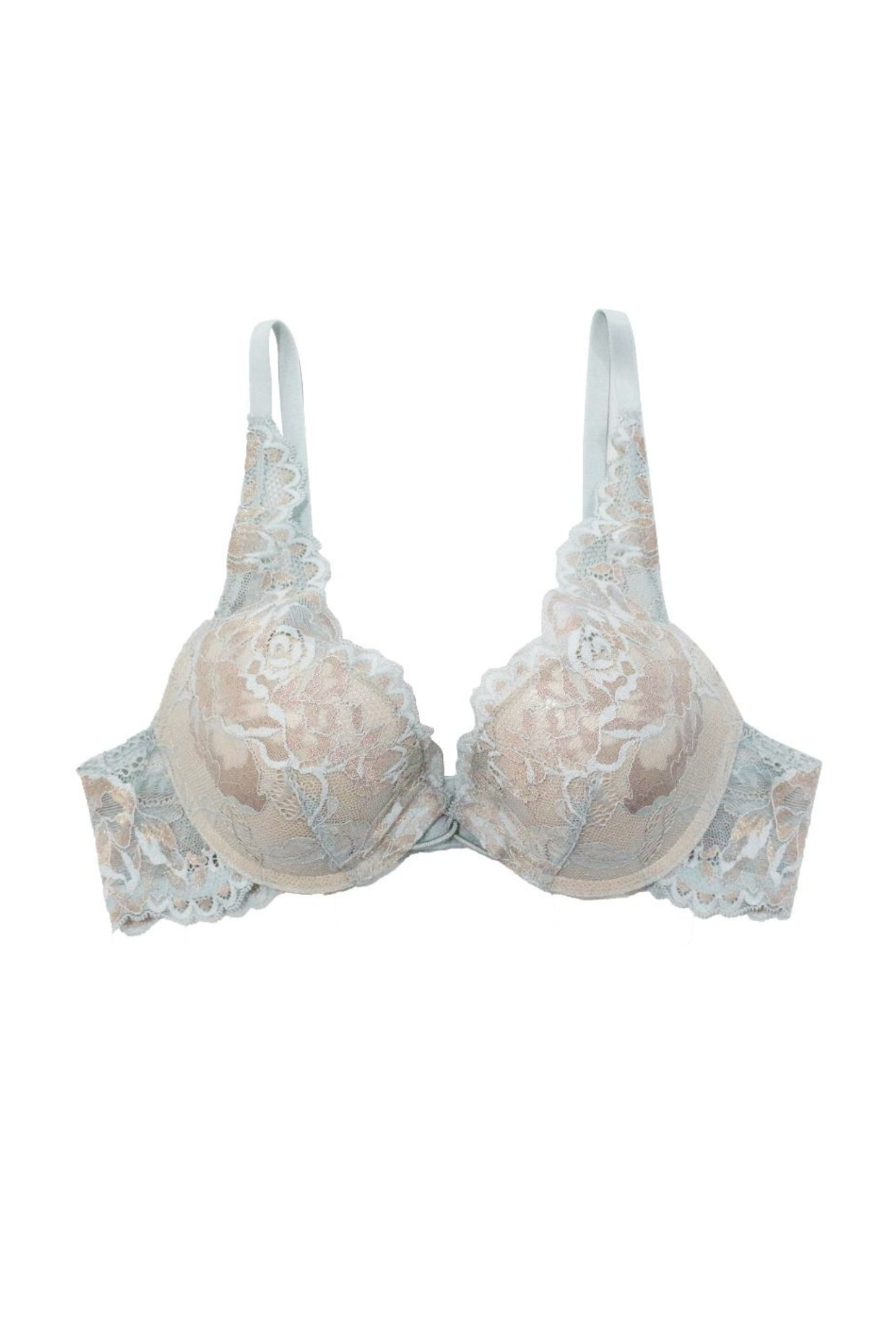 Biustonosz koronkowy push-up ROSE